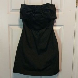 Black H&M Strapless Mini Dress